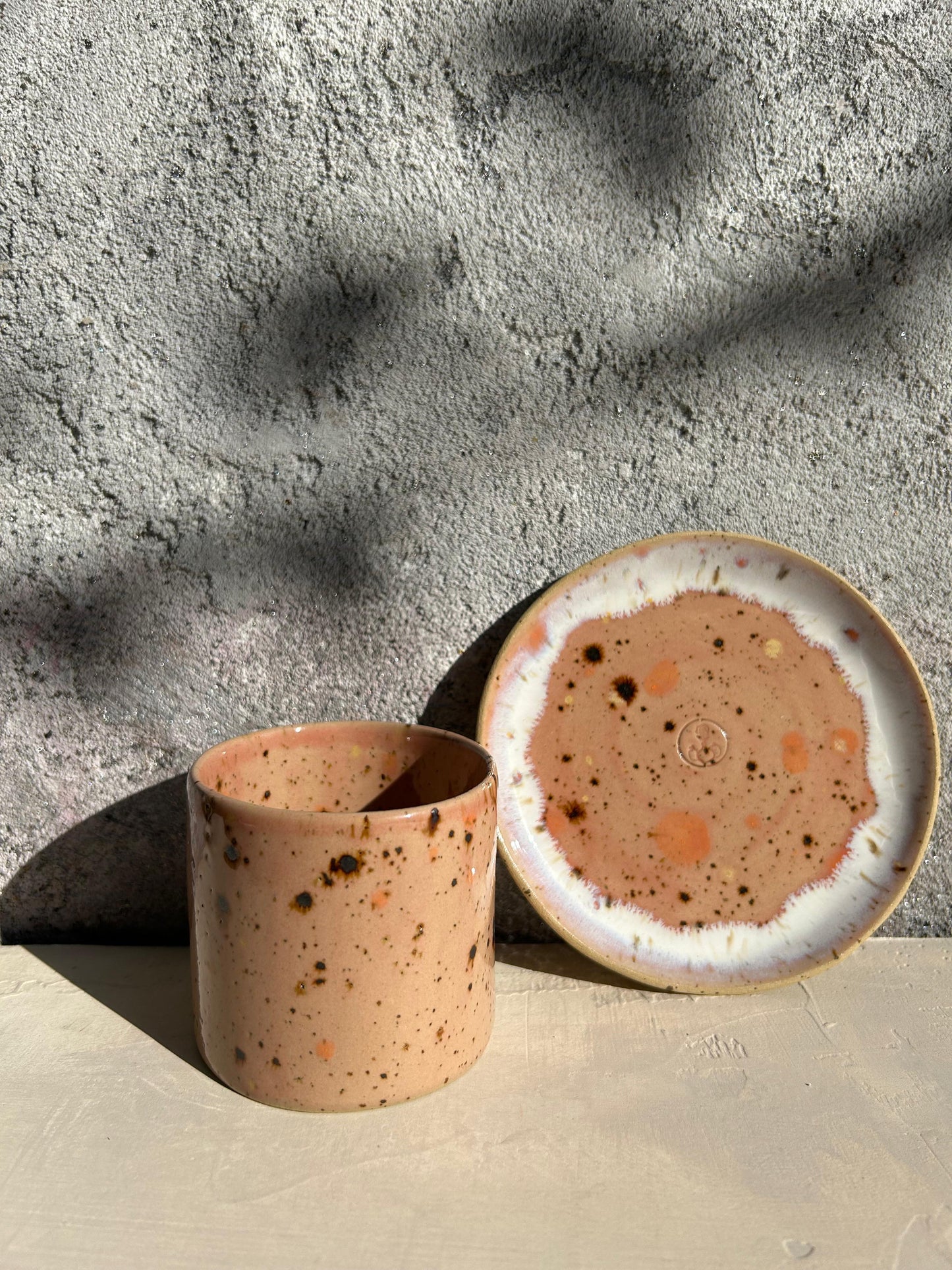 Pinkish Universe Midi Cup & Saucer