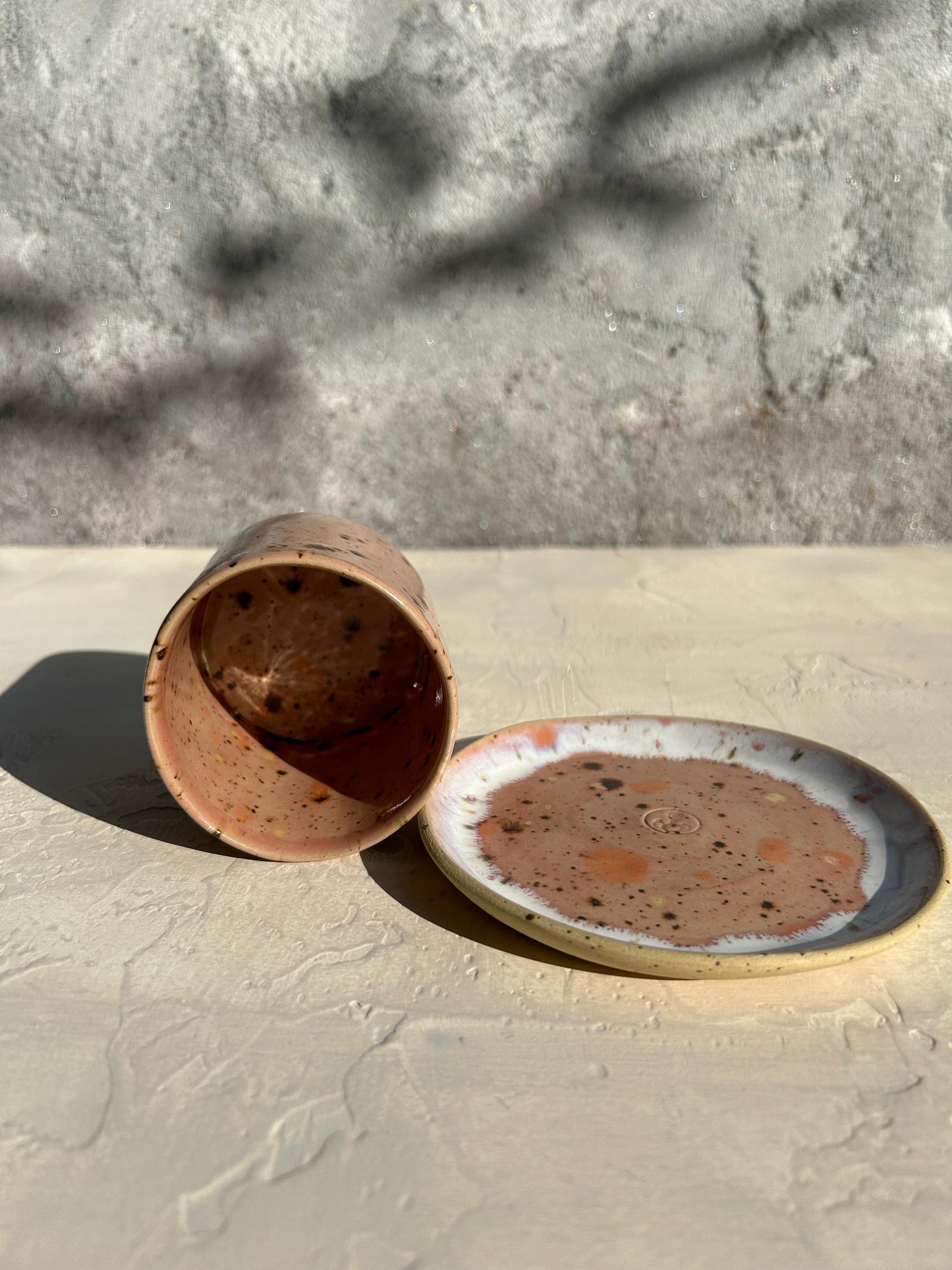 Pinkish Universe Midi Cup & Saucer