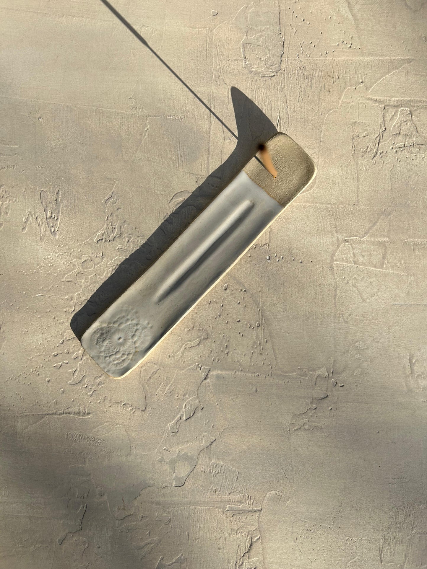 Creamy Incense Burner