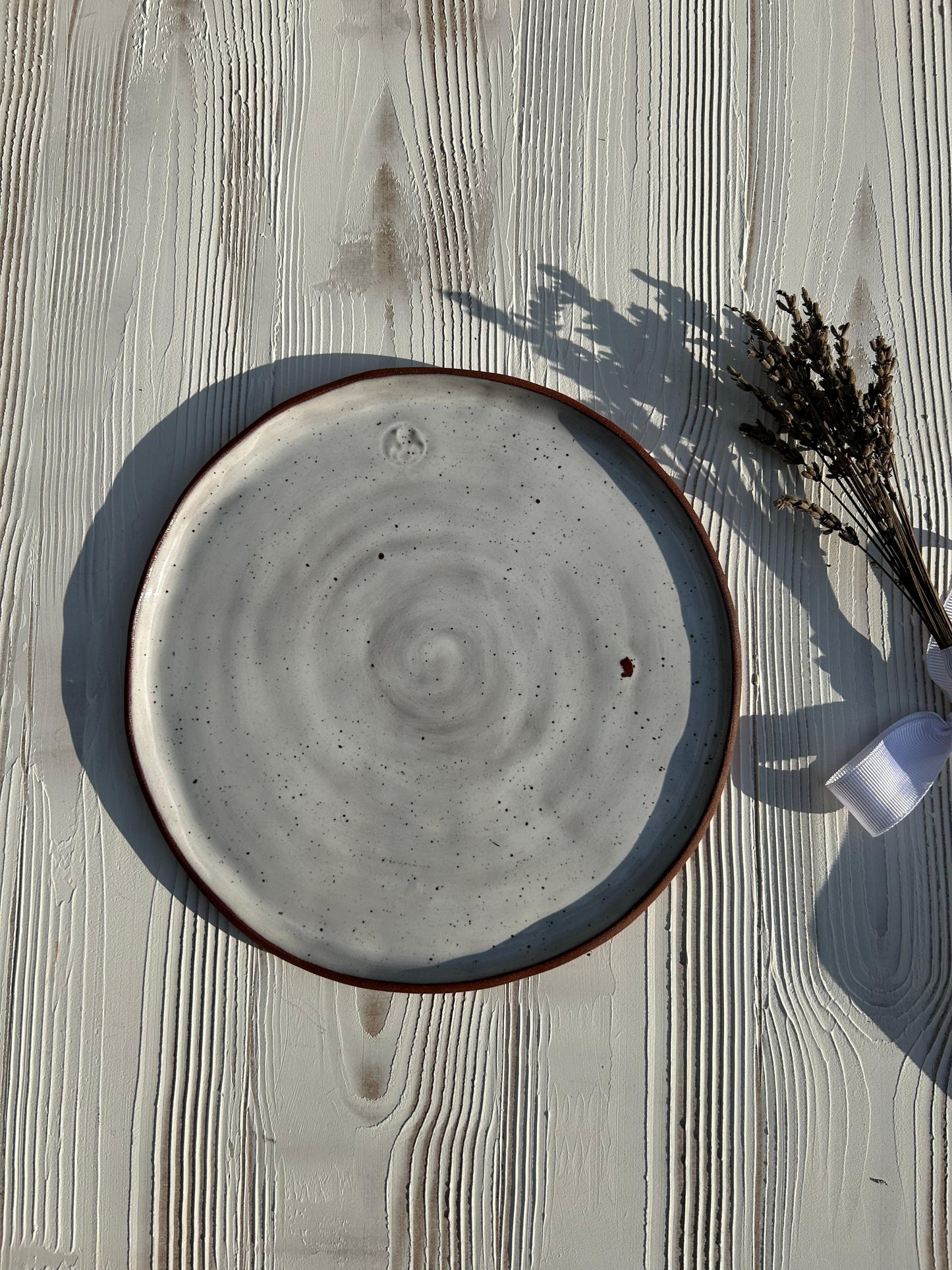 Flowery Round Serving Plate