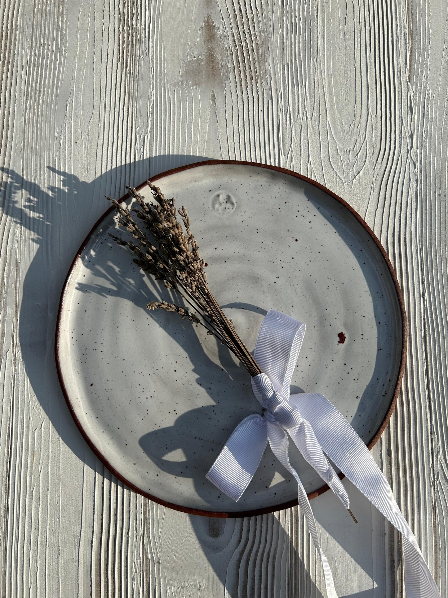 Flowery Round Serving Plate