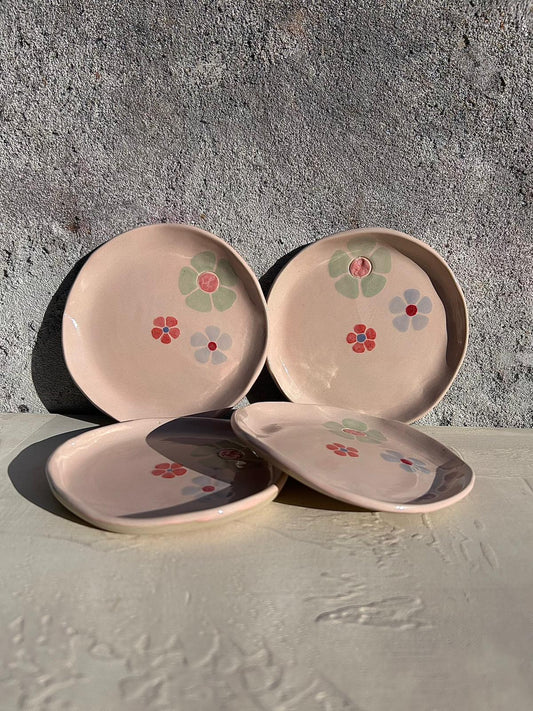 Flowery 4’lü Meze Tabağı Seti