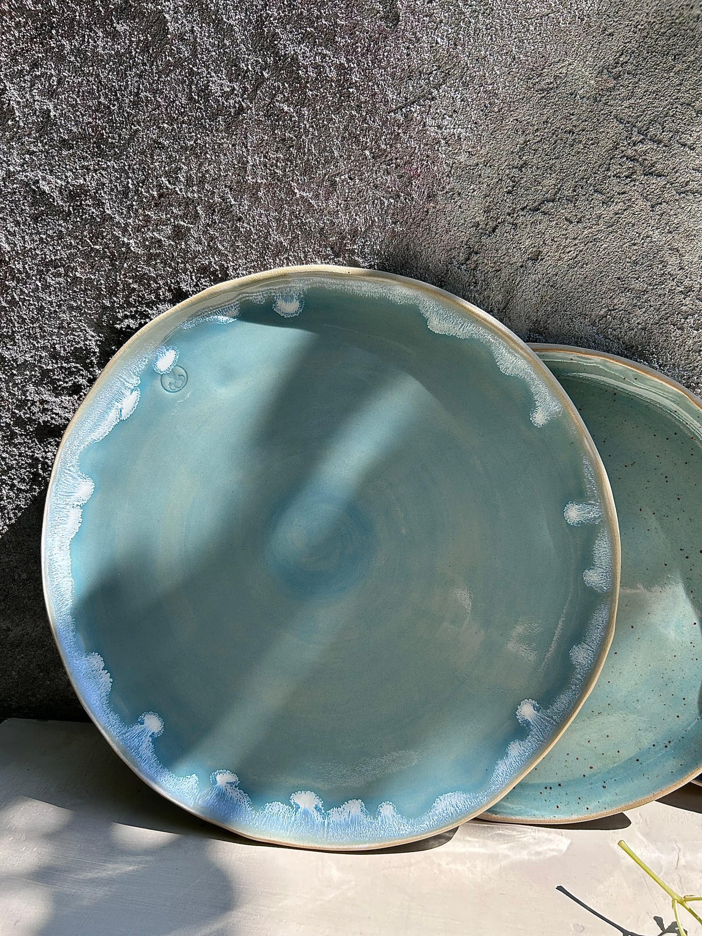 Flowery 4-Piece Serving Plate Set